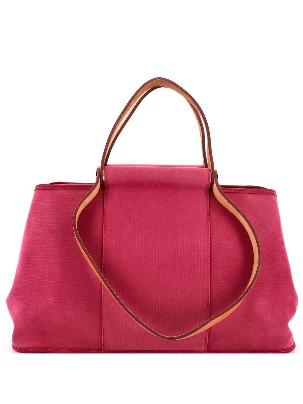 Hermes Cabag Elan Toile And Leather 39 #342609H11B